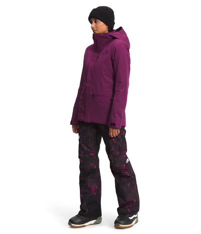 THE NORTH FACE Women's Gatekeeper Insulated Ski Jacket (Standard and Plus Size), Pamplona Purple Heather, Large