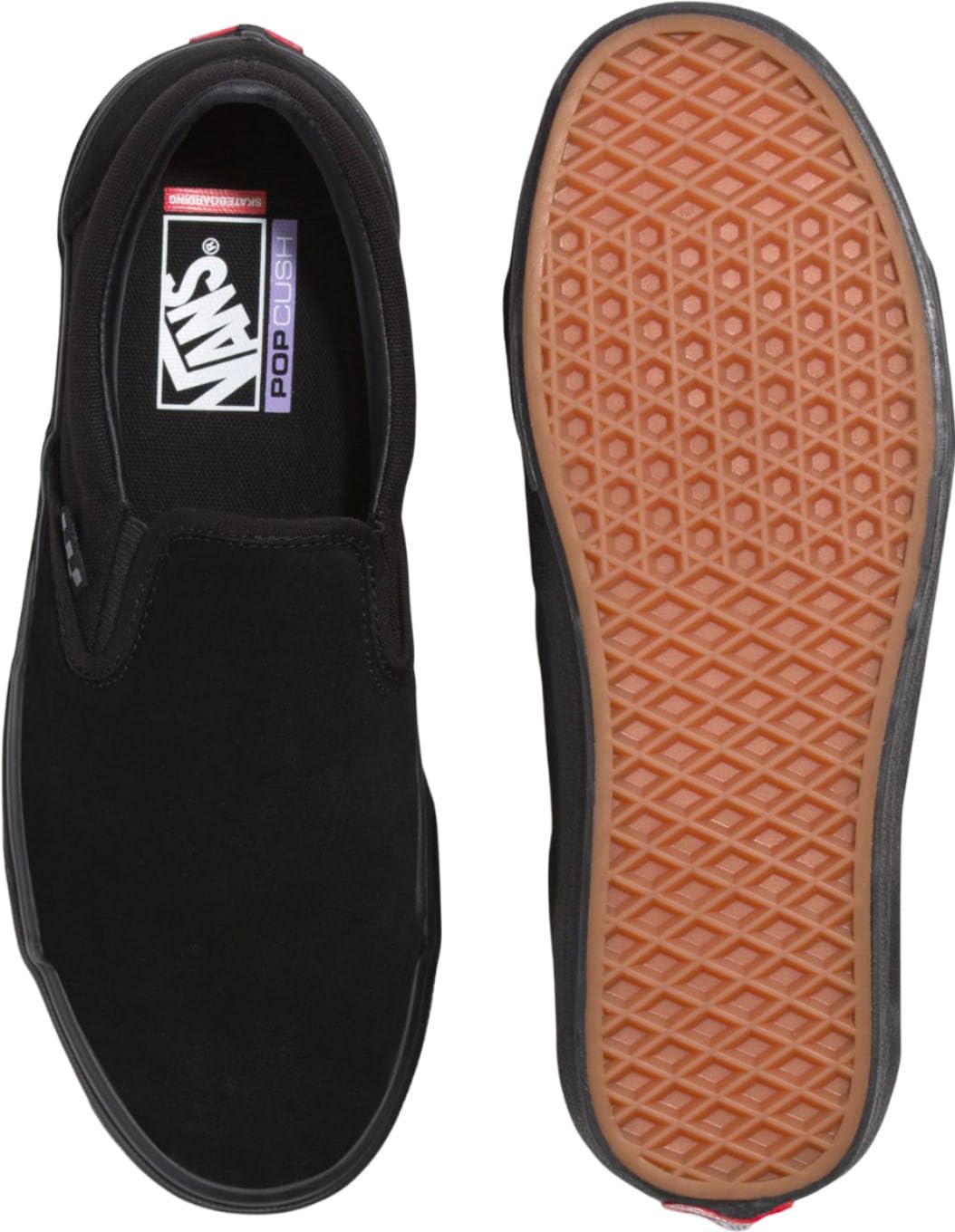 Vans - Mens Skate Slip-On Shoes 13 Black/Black