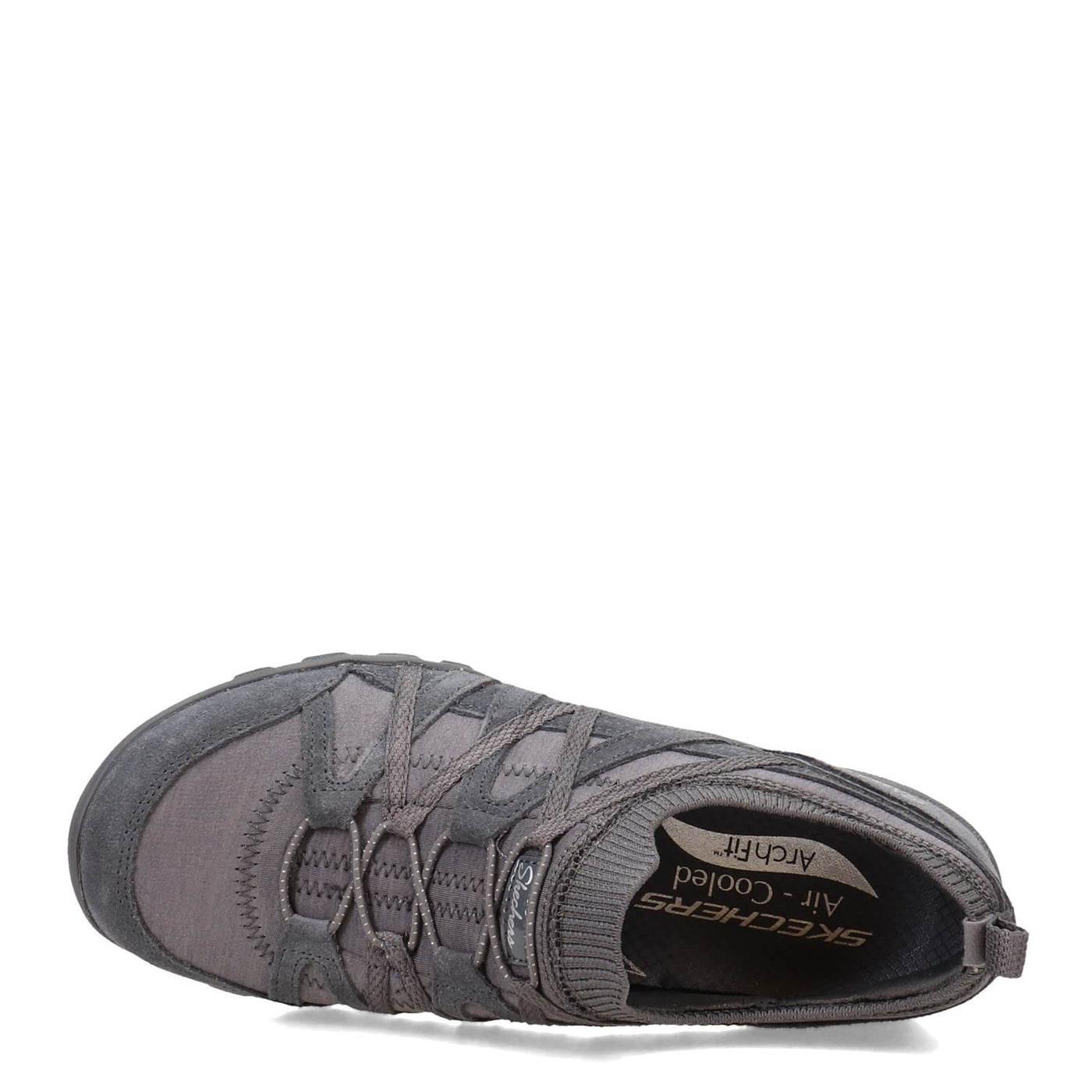 Skechers Women's Arch Fit Comfy-Bold Statement, Charcoal, 8