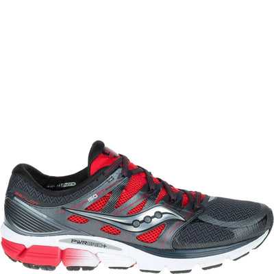 Saucony Men's Zealot ISO Running Shoe 10.5 Red/Black/Silver