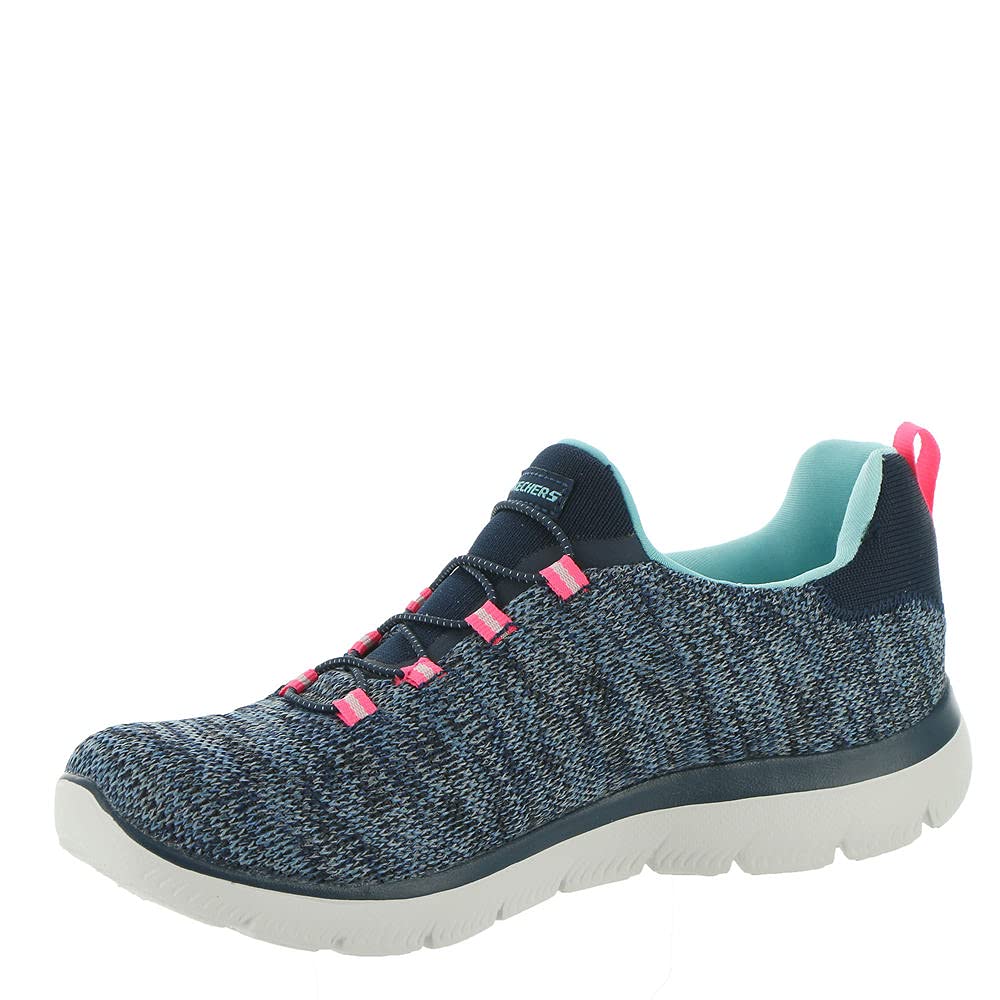 Skechers Sport SummitsFlyness Womens Slip On CD US NavyMint