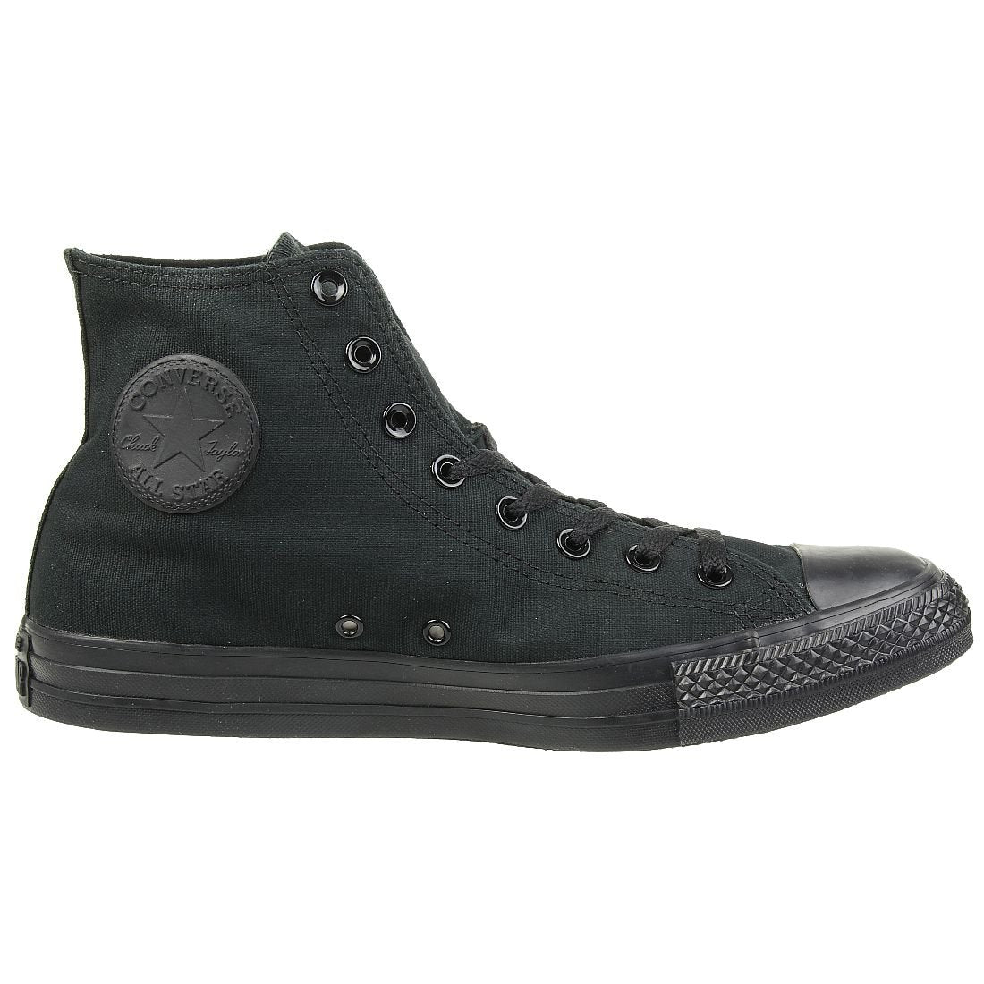 Converse Men's High-Top, Black, 9.5