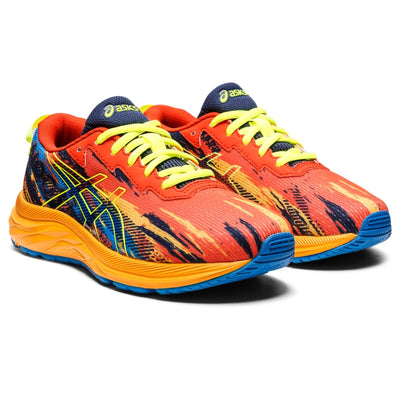 ASICS Kid's Gel-Noosa TRI 13 Grade School Running Shoes 2 Big Kid Cherry Tomato/Safety Yellow