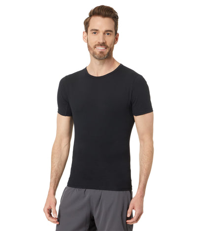 SPANX Cotton Spandex Crew Classic Black LG