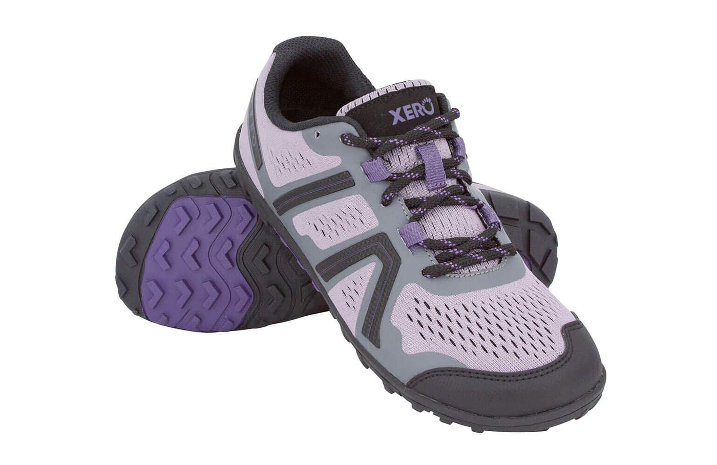 Xero Shoes Women's Mesa Trail Running Shoe - Lightweight Barefoot Trail Runner 10 Orchid
