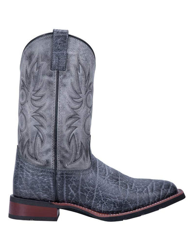 Laredo Men's Durant Grey Western Boot Wide Square Toe Grey 11.5 D(M) US