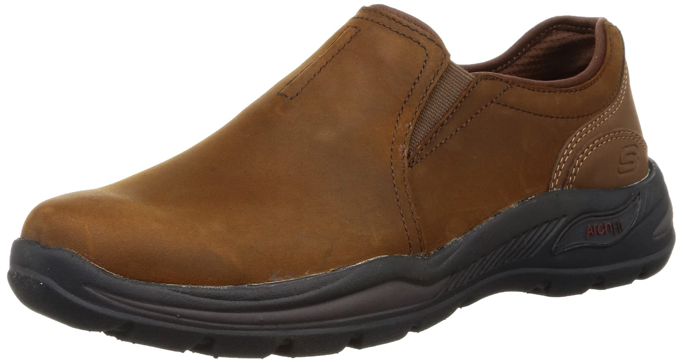 Skechers New Men's Arch Fit Motley - Orago Slip On Dark Brown 8