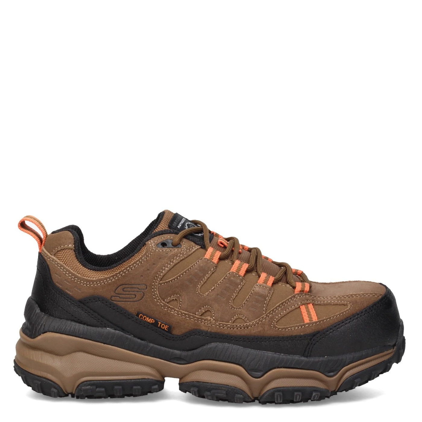 Skechers Work Rugged Alpine SR-200094 Men's Oxford 14 D(M) US Brown-Orange