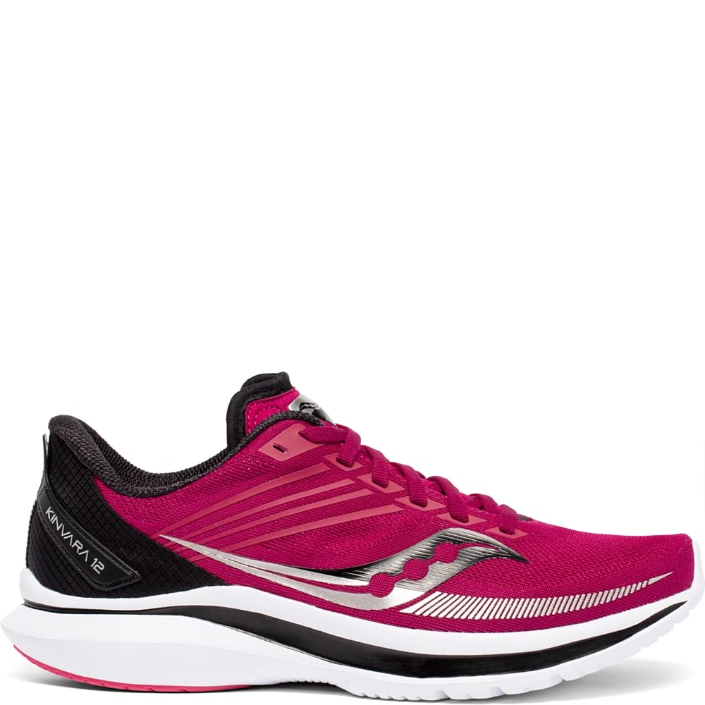 Saucony Women's Kinvara 12 Running Shoe 10.5 Cherry/Black