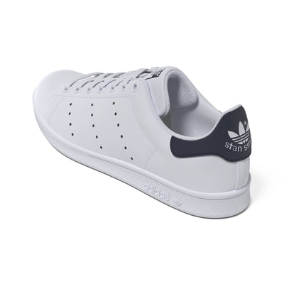 adidas Originals Men's Stan Smith Gymnastics Shoe, FTWR White FTWR White Collegiate Navy, 8.5