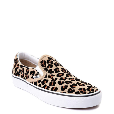 Unisex Authentic Classic Sneakers Skate Shoe (Slip On - Leopard 7483, Mens 11)