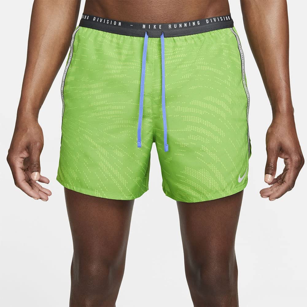 Nike Dri-FIT Run Division Stride Men's 5" Brief-Lined Running Shorts (as1, Alpha, m, Regular, Regular, Chlorophyll)