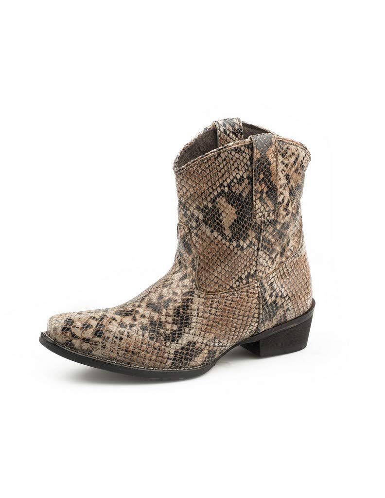 ROPER Dusty Python Printed Python Leather Vamp 8 M