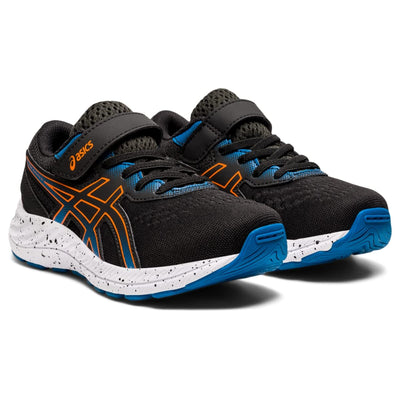 ASICS Kid's PRE Excite 8 Pre-School Running Shoe, K11, Black/Marigold Orange