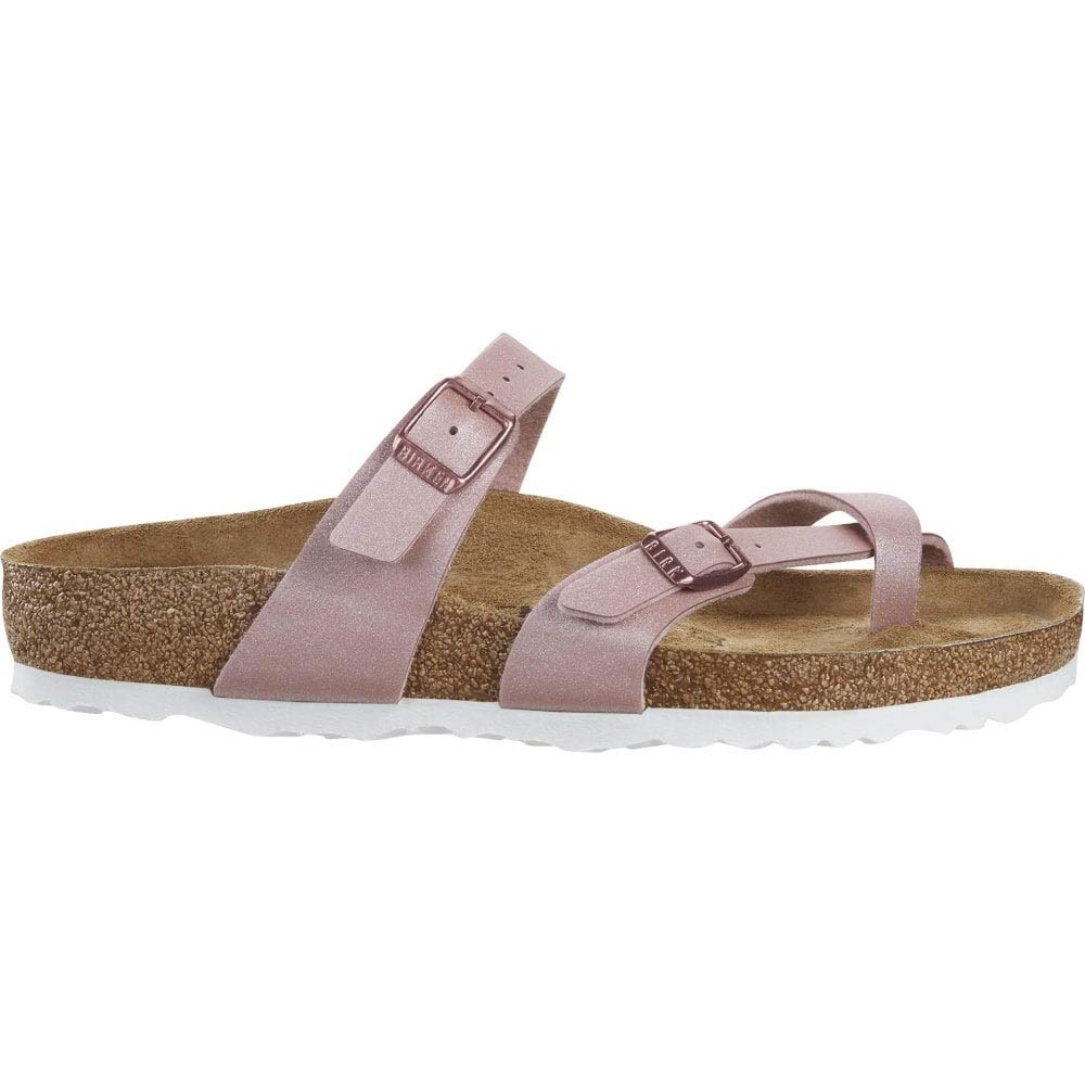 Birkenstock Women's Mayari Sandal, ICY Metallic Old Rose, 8.5 us