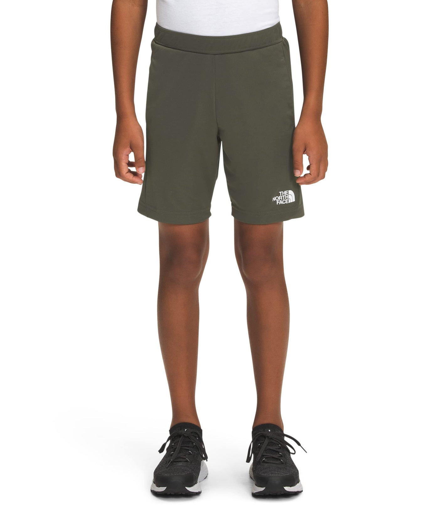 THE NORTH FACE Boys' Never Stop Knit Training Short, New Taupe Green, X-Large Regular