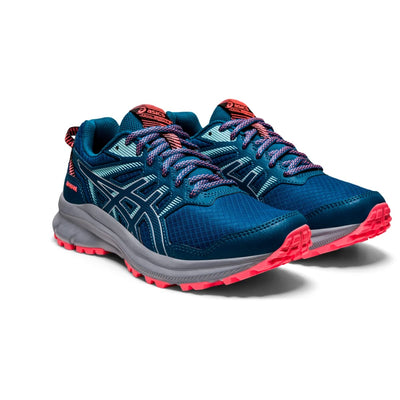 ASICS Women's Trail Scout 2 Running Shoes, 11, DEEP SEA Teal/Piedmont Grey