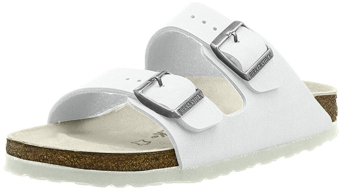 Birkenstock Arizona Unisex White Birko-Flor Sandal 42 / Unisex US Size 11-11.5