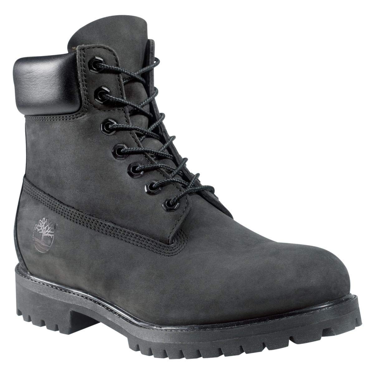 Timberland Mens 6 Inch Premium Plain Toe Helcor Black Relife Helcor Boot - 8