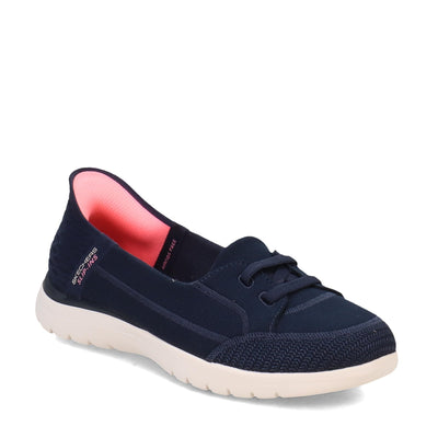 Skechers Women's On the go Flex Top Notch Hands Free Slip ins 6.5 Navy