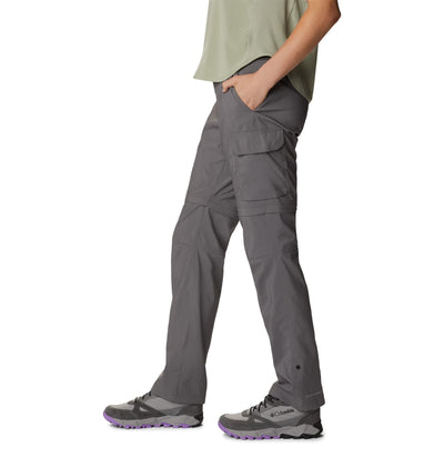 Columbia Women's Silver Ridge Utility Convertible Pant, City Grey, 12