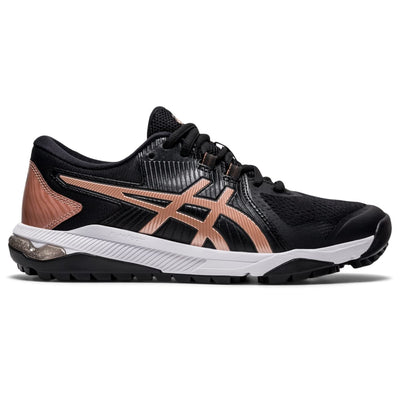 ASICS Women's GEL-Course Glide Golf Shoes, 8, BLACK/ROSE GOLD