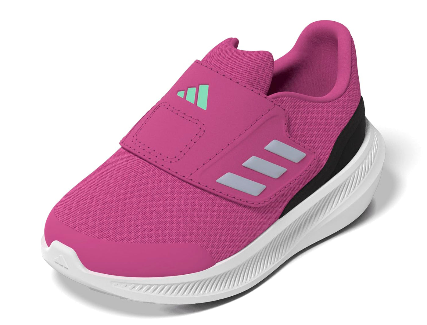 adidas Baby Run Falcon 3.0 Shoe, Lucid Fuchsia/Blue Dawn/Black, 6 US Unisex Infant