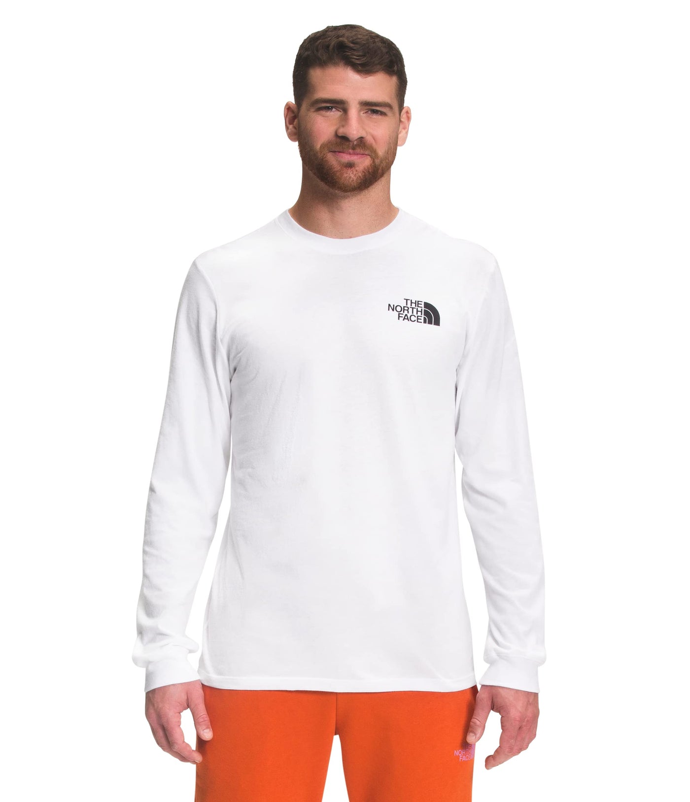 THE NORTH FACE Box NSE Long Sleeve Tee TNF White/TNF Black LG