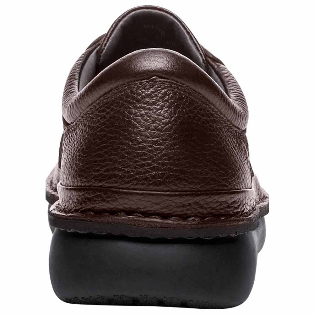 Propét Men's Villager Oxford Walking Shoe, Brown Grain, 10 2X-Wide