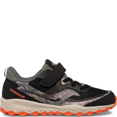 Saucony Boy's Peregrine 11 Shield A/C (Little Kid/Big Kid) Olive/Camo 6 Big Kid M