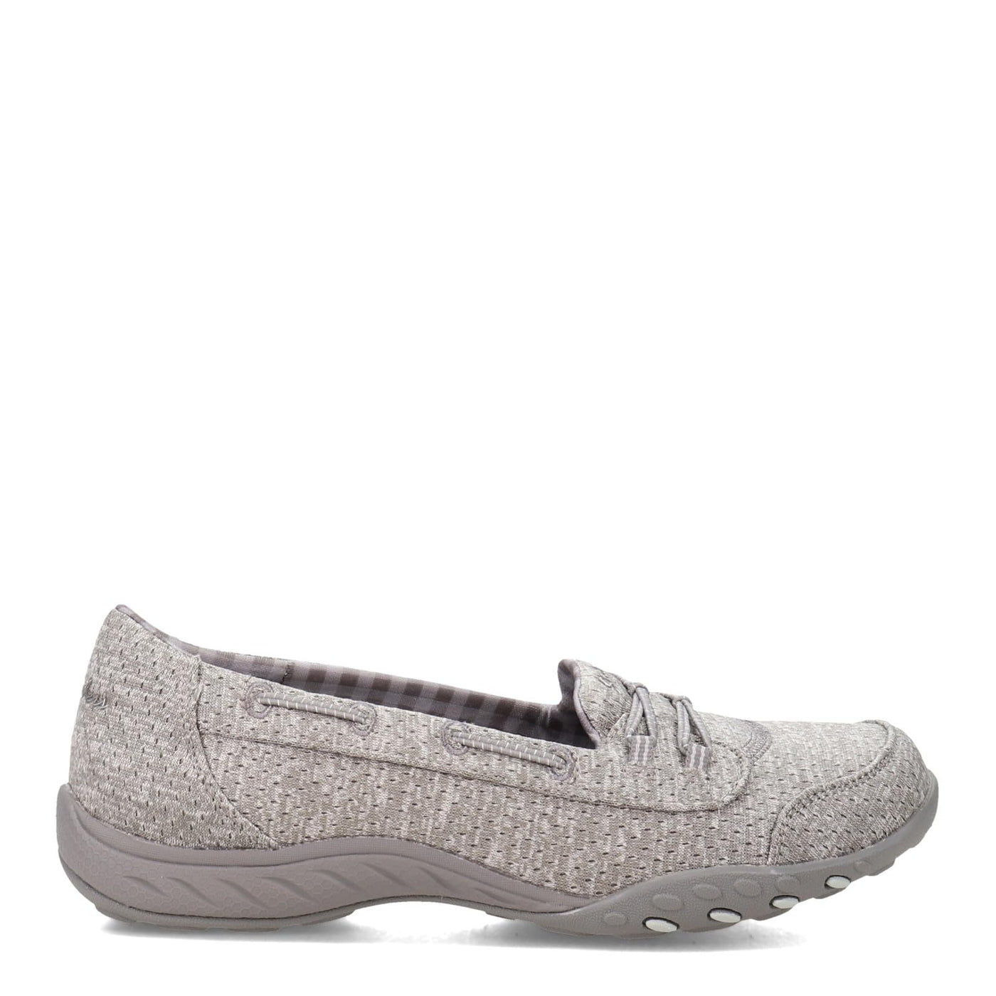 Skechers Women's Breathe-Easy-Good Influence Sneaker, Grey, 9.5 M US