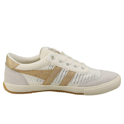 Gola Badminton Weave Off-White/Gold 5 B (M)