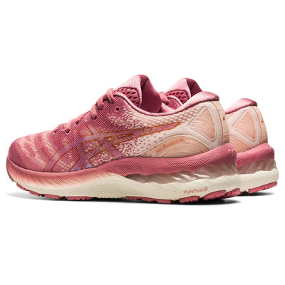 ASICS Women's Gel-Nimbus 23 Running Shoes, 10.5, Smokey Rose/Pure Bronze