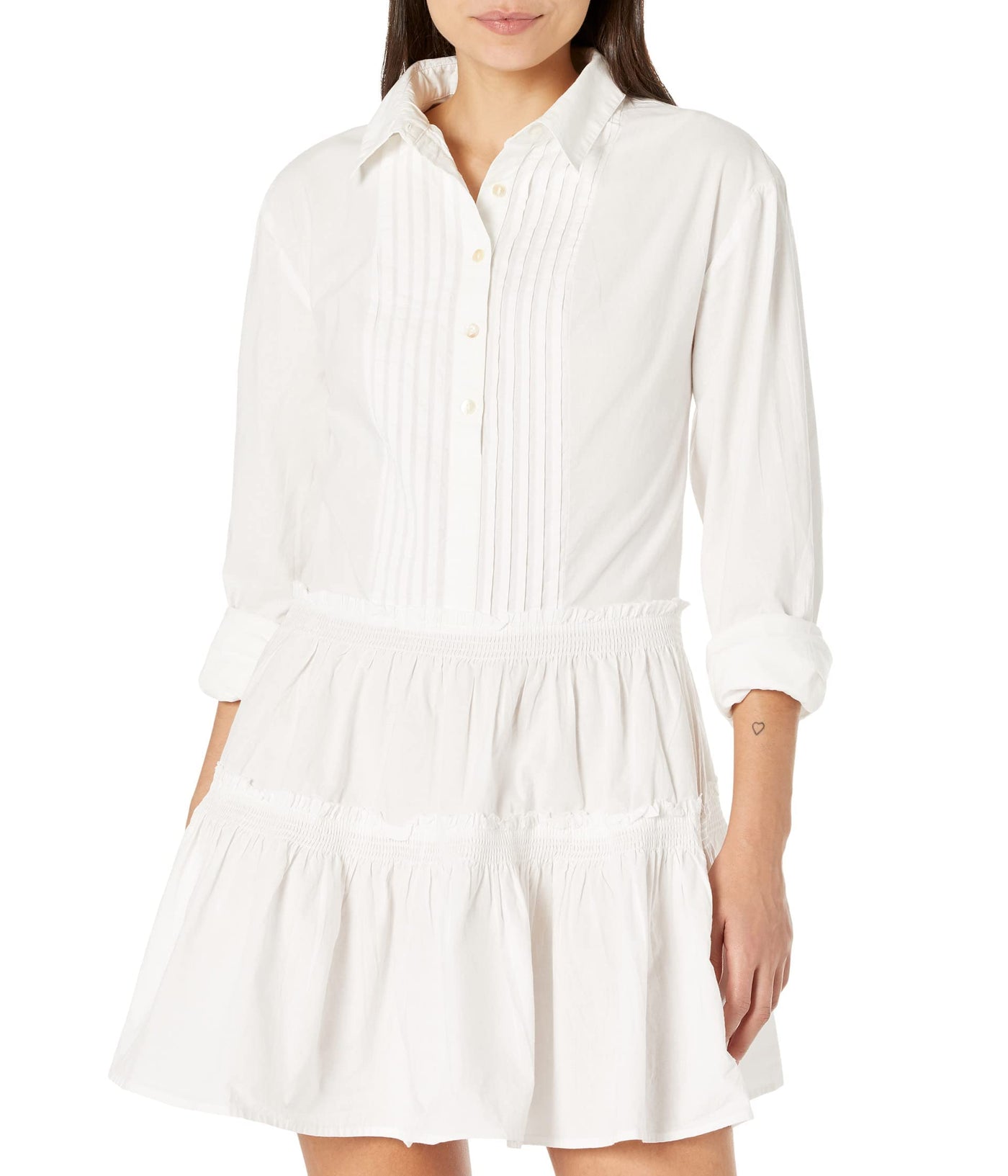 Free People Billie Mini Small Optic White