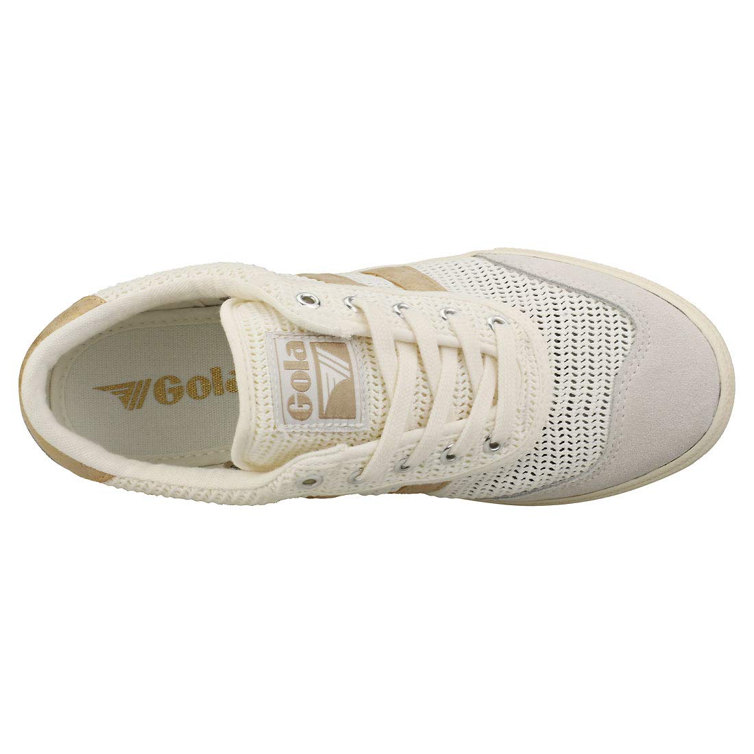 Gola Badminton Weave Off-White/Gold 5 B (M)