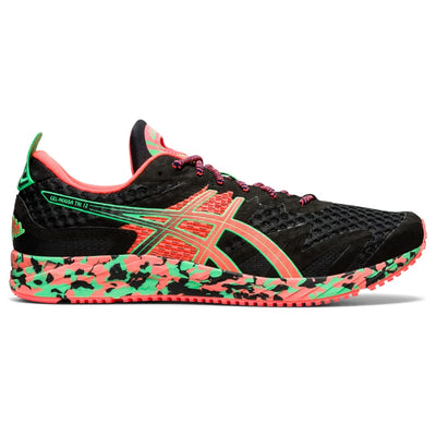 ASICS Men's Gel-Noosa Tri 12 Running Shoes, 8, Black/Flash Coral