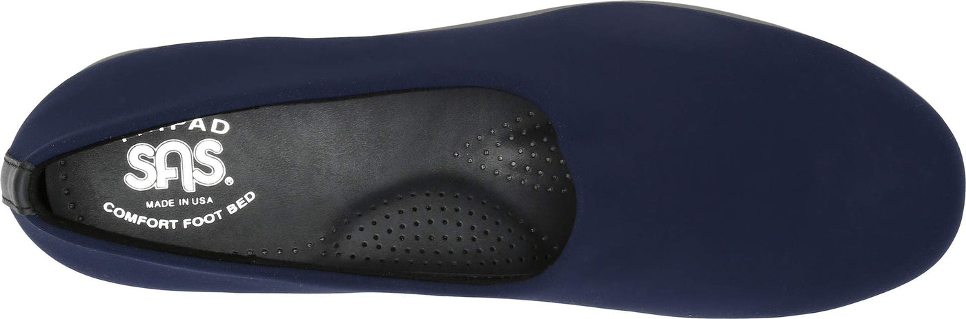 SAS Bliss Slip On Comfort Wedge Navy 9.5 N - Narrow (AA)