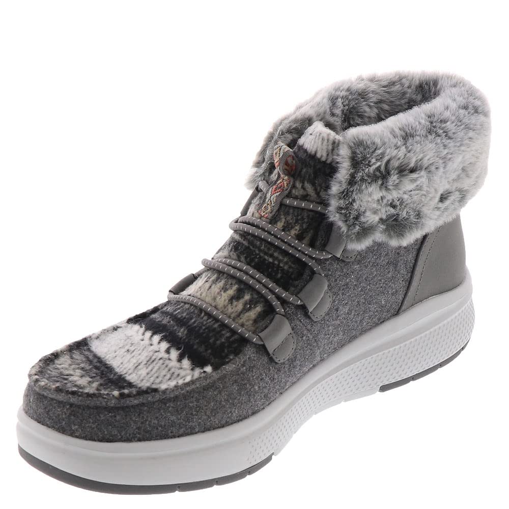 Skechers Bobs Skipper WaveCozy Posh Womens Boot BM US Charcoal