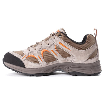 Propét Men's Connelly Hiking Shoe 10 Gunsmoke/Orange