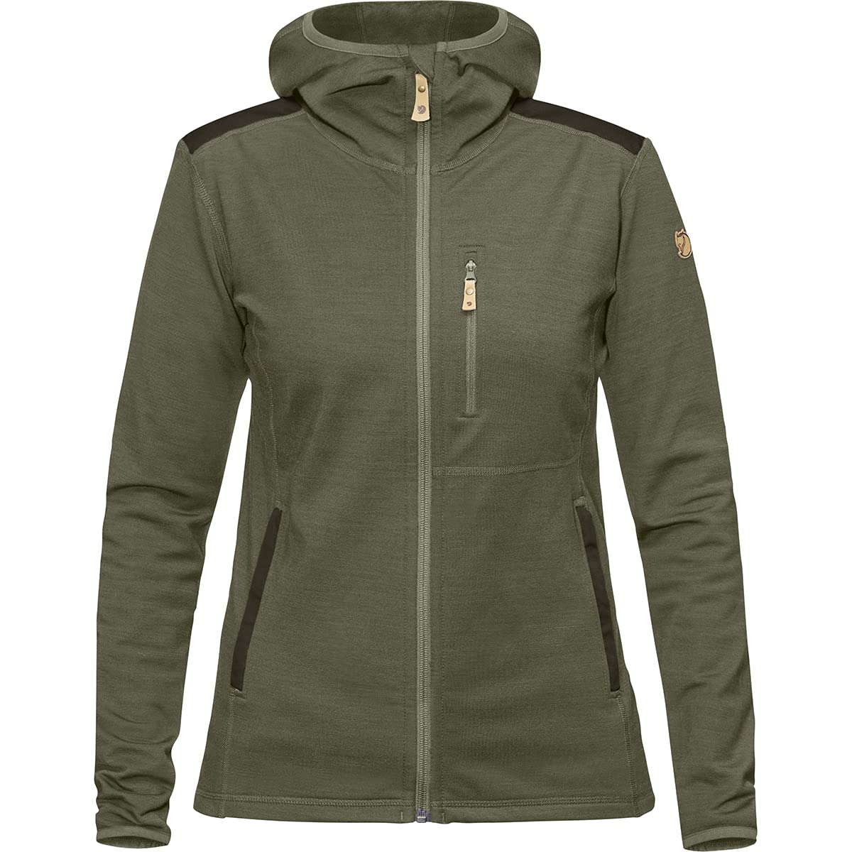 Fjallraven Keb Fleece Hoodie - Women's Laurel Green/Deep Forest X-Large