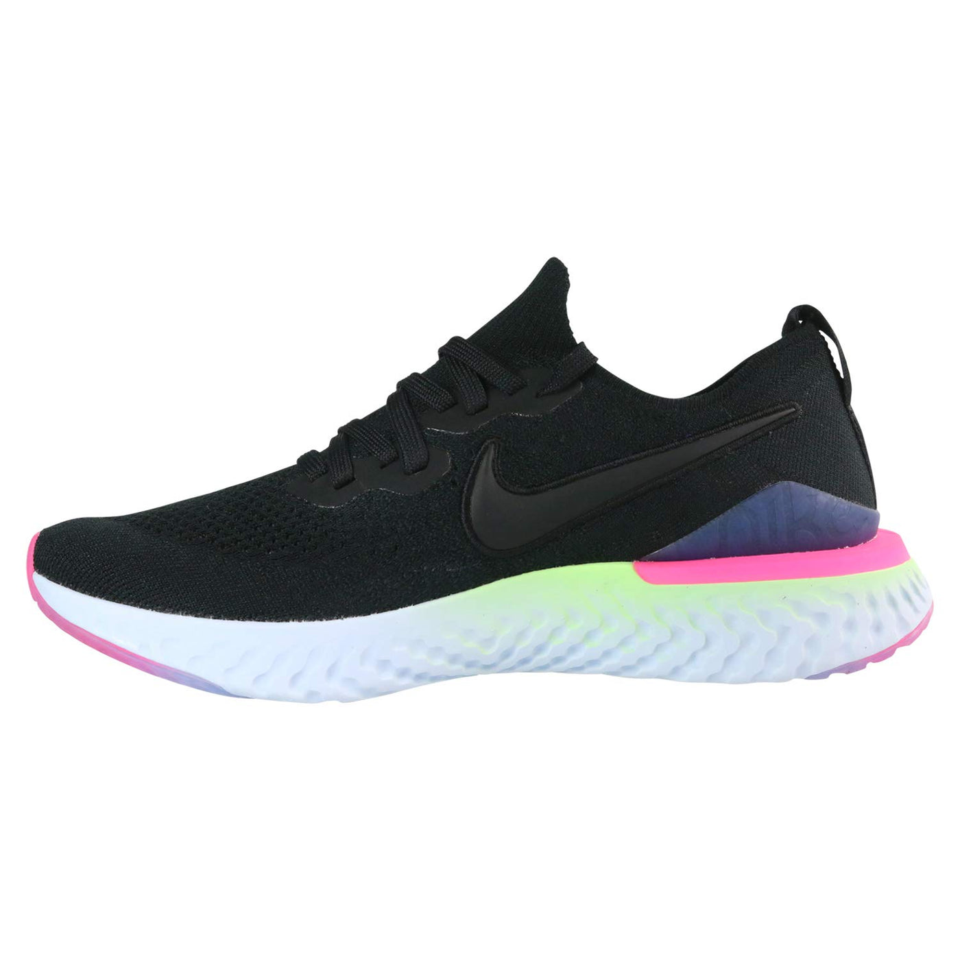 Nike Womens Epic React Flyknit 2 Running Trainers BQ8927 Sneakers Shoes (UK 2.5 US 5 EU 35.5, Black Sapphire 003)