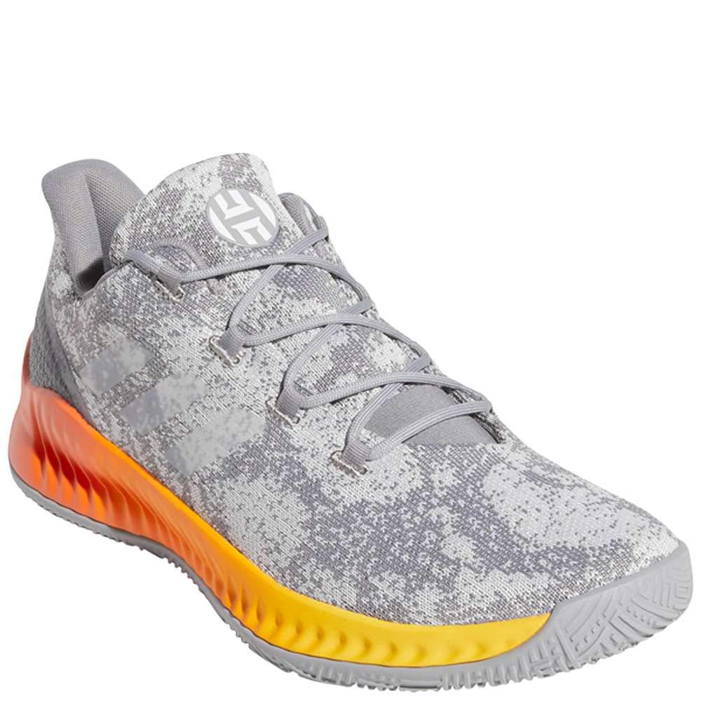 adidas Men's Harden B-E X Basketball CharcoalSolid Grey/Cloud White/Bold Gold 9.5