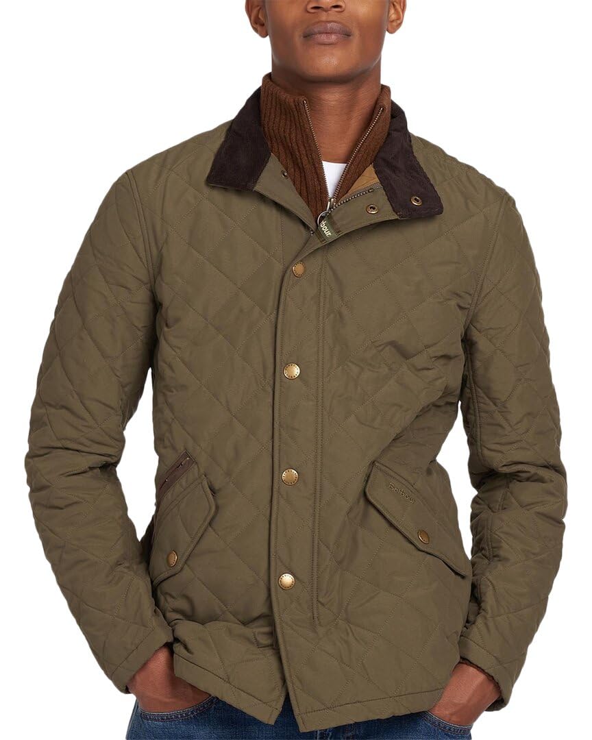 Barbour Men's Shoveler Quilt X-Large Army Green