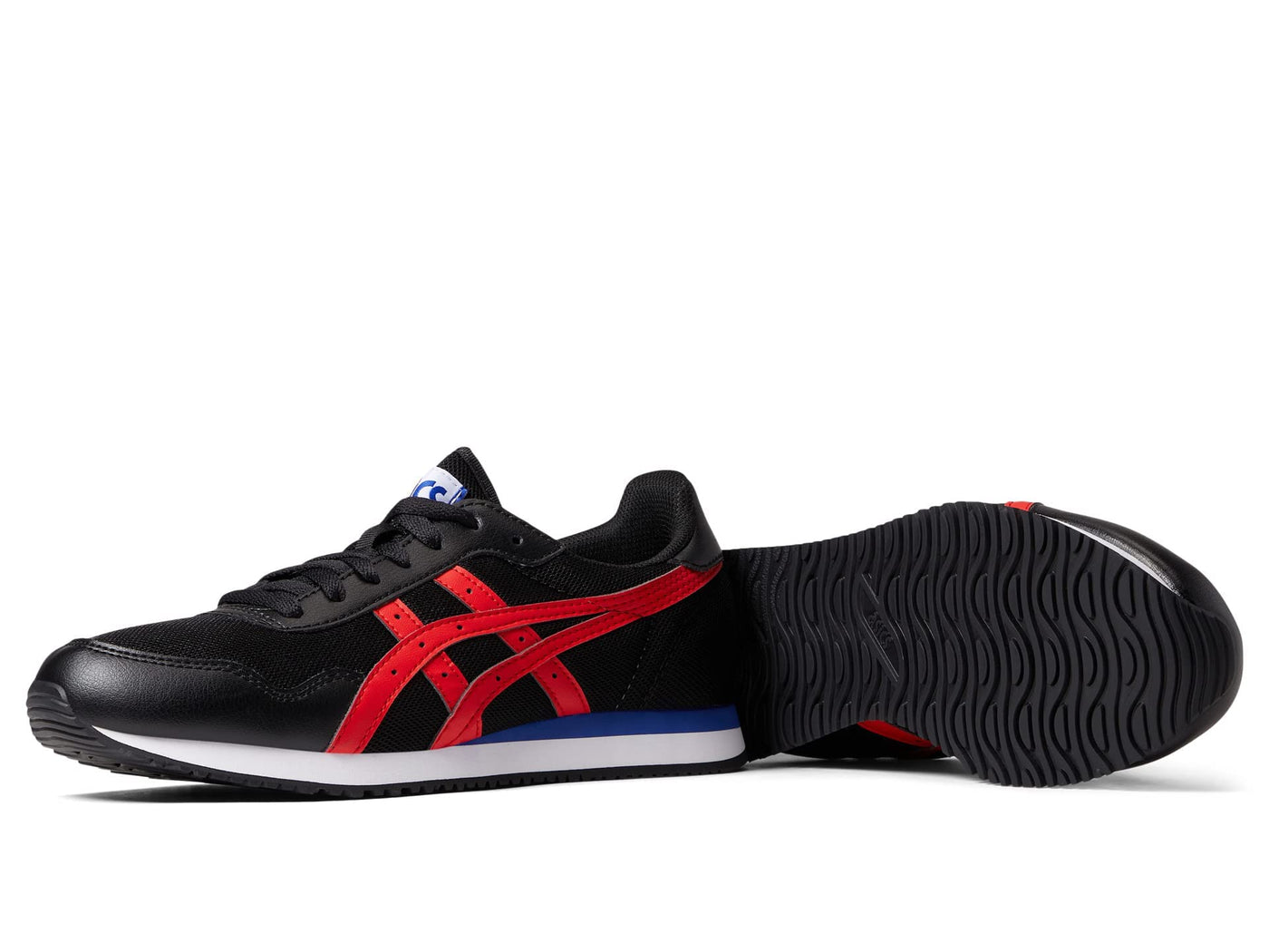 ASICS Men's Tiger Runner 12 Black/Electric Red