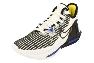 Nike Lebron Witness VI Mens Basketball Trainers CZ4052 Sneakers Shoes (UK 11.5 US 12.5 EU 47, White Black Persian Violet 100)