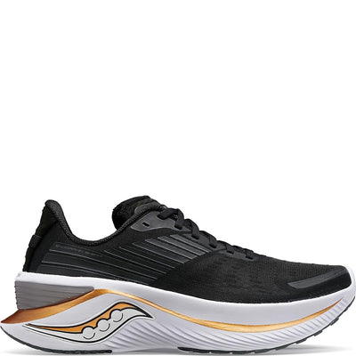 Saucony Women's Endorphin Shift 3 Running Shoe, Black/GOLDSTRUCK, 7