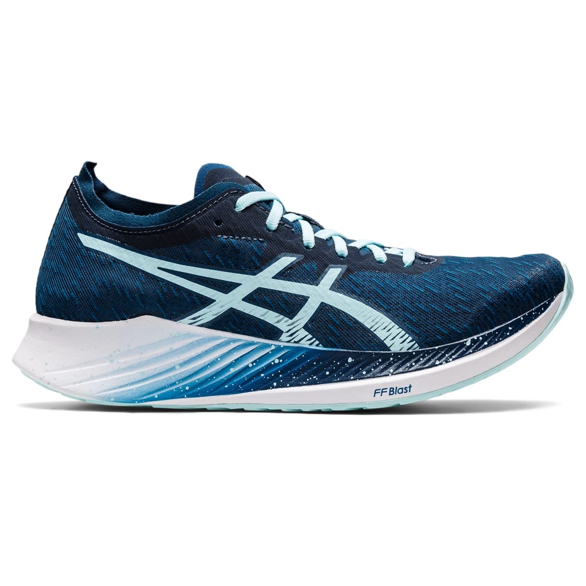 ASICS Women's Magic Speed Running Shoes, 7.5, MAKO Blue/Clear Blue