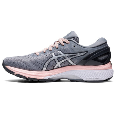 ASICS Women's Gel-Kayano 27 Running Shoes, 5.5, Sheet Rock/Pure Silver