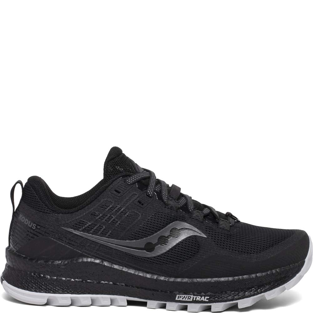 Saucony Women's Xodus 10 Walking Shoe, Black, 9.5 M US