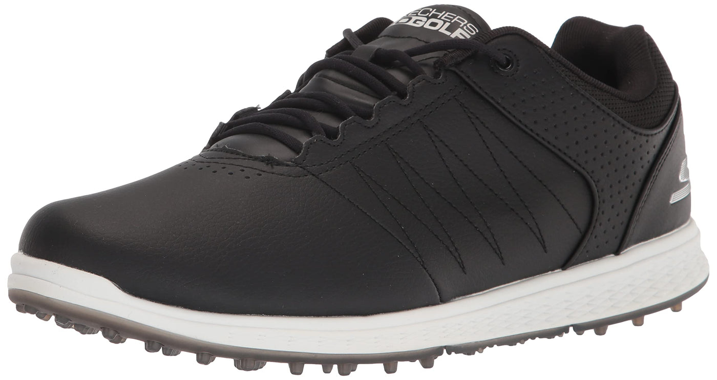 Skechers Men's Pivot Spikeless Golf Shoe, Black, 9.5 Wide